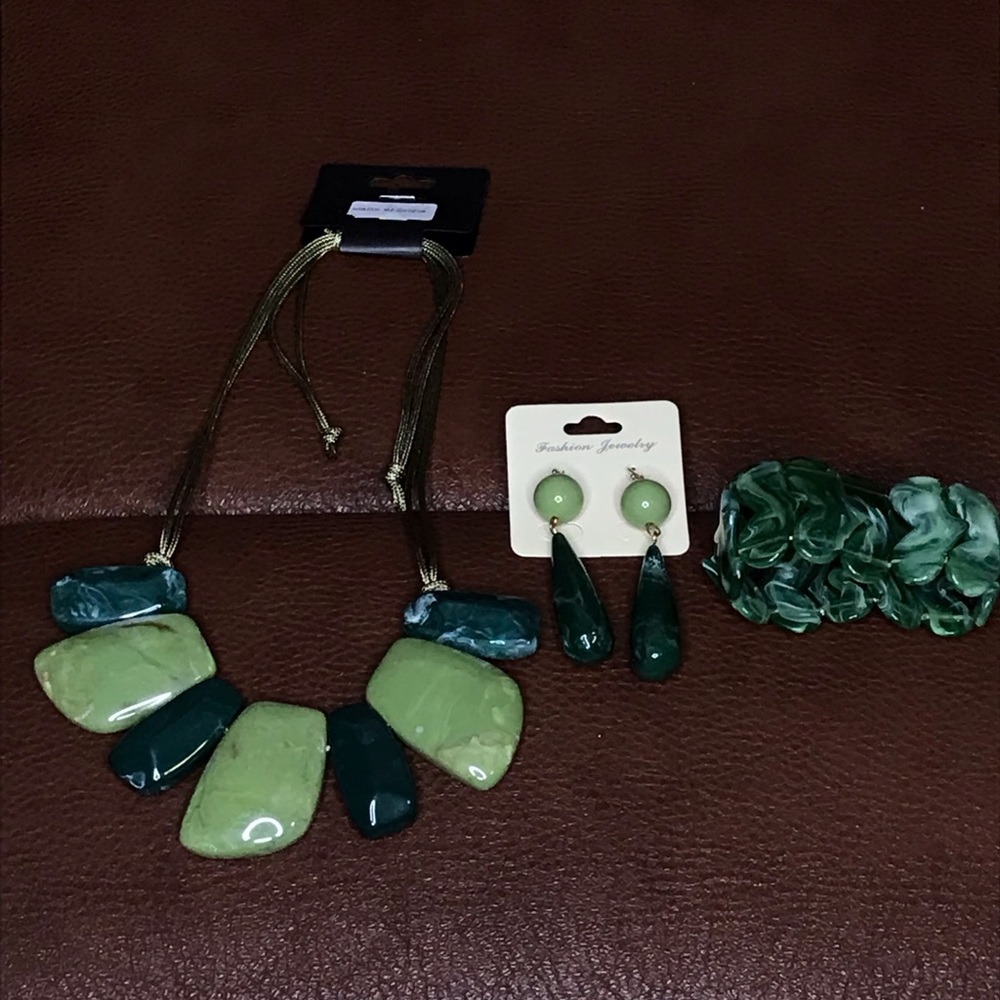 Green marble Set